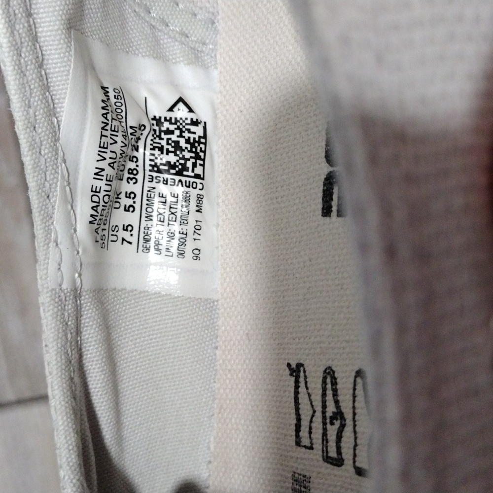 CONVERSE - Light Gray Canvas Sneakers - Picture 9 of 12